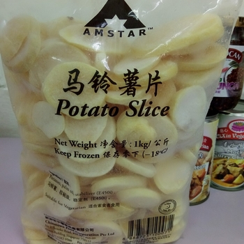 Image Potato Slice Amstar - 马铃薯片 1000grams