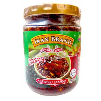 Image Ikan Brand Crispy Seaweed Sambal - 香脆紫菜辣椒(青) 200 grams