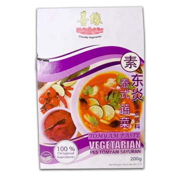 Image Vegetarian Tomyam Soup Base 泰式东炎蔬菜即煮酱料 200 grams