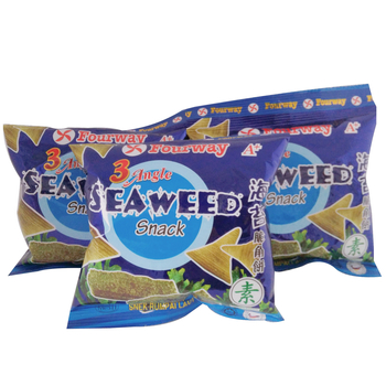 Image SEAWEED SNACK 海苔脆角饼 （3packets）75grams