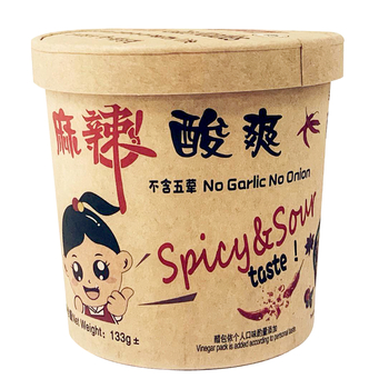 Image Spicy & Sour Glass Noodles 德缘 - 酸辣粉(杯) 133grams