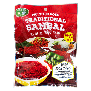Image Happy Home Traditional Sambal 多用途传统参巴 (50g x 4)