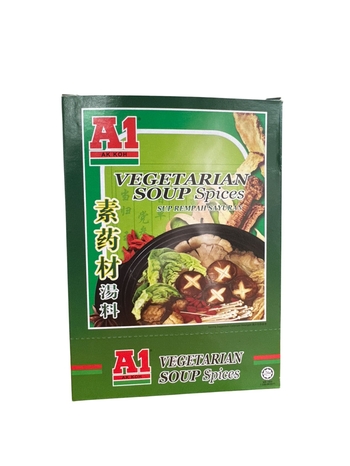 Image Herbal A1 Vegetarian Soup Spices A1素药材汤料 (40gx12pkt)