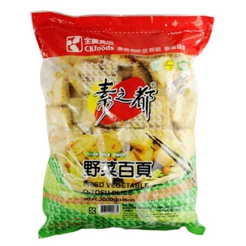 Image 3kg Fried Vegetable Q-Tofu Slice 三公斤 全广 - 野菜百页