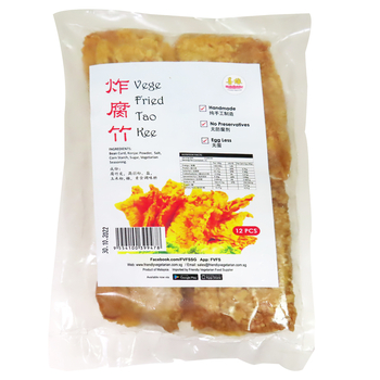 Image Fvfoods Vege Fried Tao Kee 善缘 - 炸腐竹 (12 pieces) 350grams