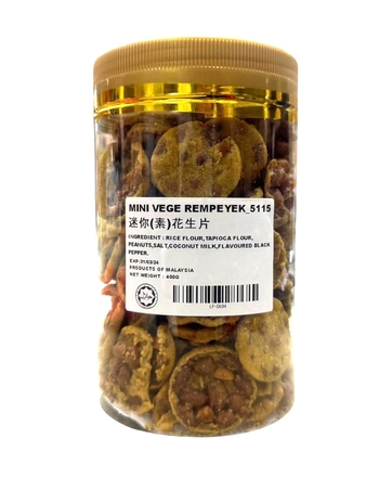 Image Mini Vege Rempeyek 迷你花生片 400grams