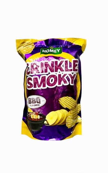 Image Vegan Crinkle Smoky Chips BBQ 烟熏薯片 60g