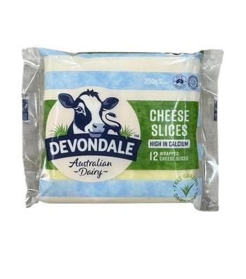 Image Devondale Australian Dairy Cheese Slice 澳大利亚乳酪片 (250g)