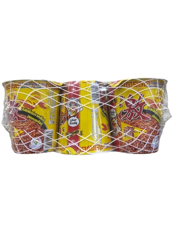 Image 3 in 1 Korean Spicy Noodle Nissin (激) 3合1韩式辣味干捞杯面(黄) (70g x 3)