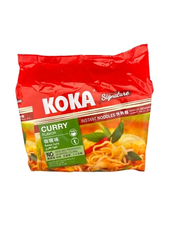 Image Koka Curry Flavor Noodles 咖喱面 425g (85gx5pkt) (奶素) 