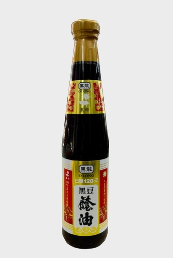 Image O`long Black Bean Soy Sauce Paste 黑龙-黑豆油膏 420+/- grams