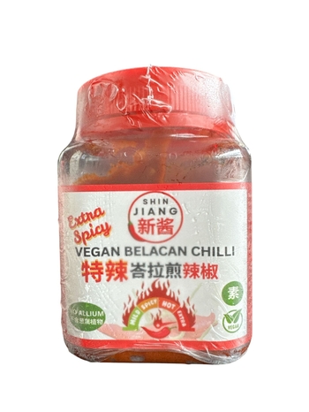 Image Extra Spicy Vegetarian Balachan Chili 天然-特辣峇拉煎辣椒 155grams