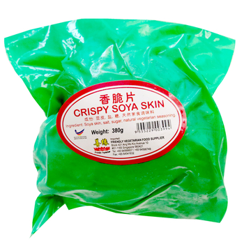 Image Crispy Soya Skin Gan Gor vegan mock goose 善缘 - 香脆片(切干鹅) 380grams