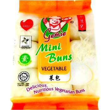 Image Mini Vegetable Buns 小龙 - 菜包 (9 pieces) 270grams