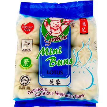 Image Mini Lotus Buns 小龙 - 莲蓉包 (9 pieces) 270grams