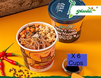 Image [Bundle] Plantex Spicy and Sour Glass Noodles 纯素酸辣粉 x 6