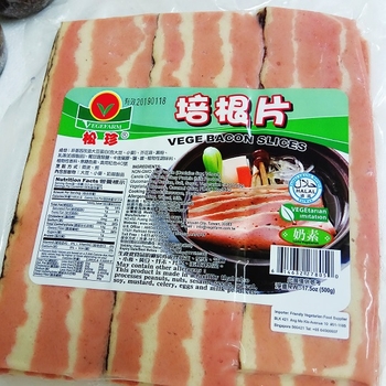 Image Vegefarm Bacon Slices 松珍 - 培根片(奶素) 500grams