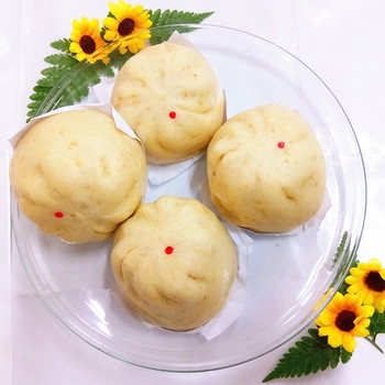 Image Kim Point Wheat Char Sau Bun 慈心舍 - 全麦叉烧包 (6 pieces) 500grams