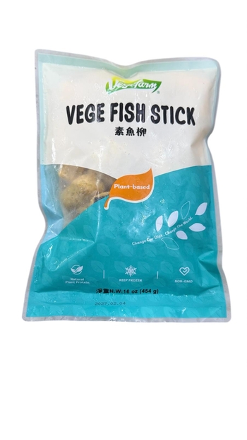 Image Vegefarm Vege Fish Stick 松珍 - 素鱼柳 (奶素)454grams