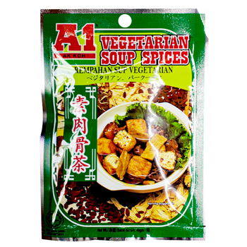 Image Herbal A1 Vegetarian Soup Spices A1-素肉骨茶 40grams