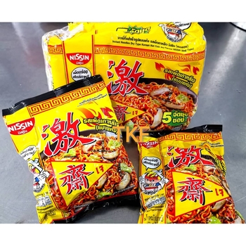 Image Nissin Korean Style Spicy Noodle 激 - 韩式辣味干捞面 （黄色）300grams