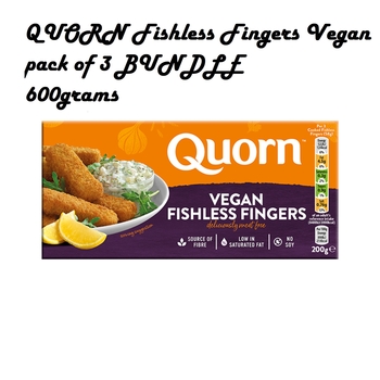 Image Quorn Vegan Fishless Fingers 200g (Bundle of 3) 酥脆鱼柳 