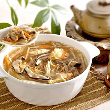 Image Vegefarm Vege Mushroom soup Shark Fin 松珍 - 珍菇银翅羹鱼翅 560grams