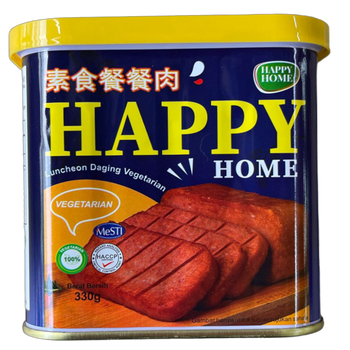 Image Veg Luncheon Daging Happy Home 素食餐餐肉 330grams