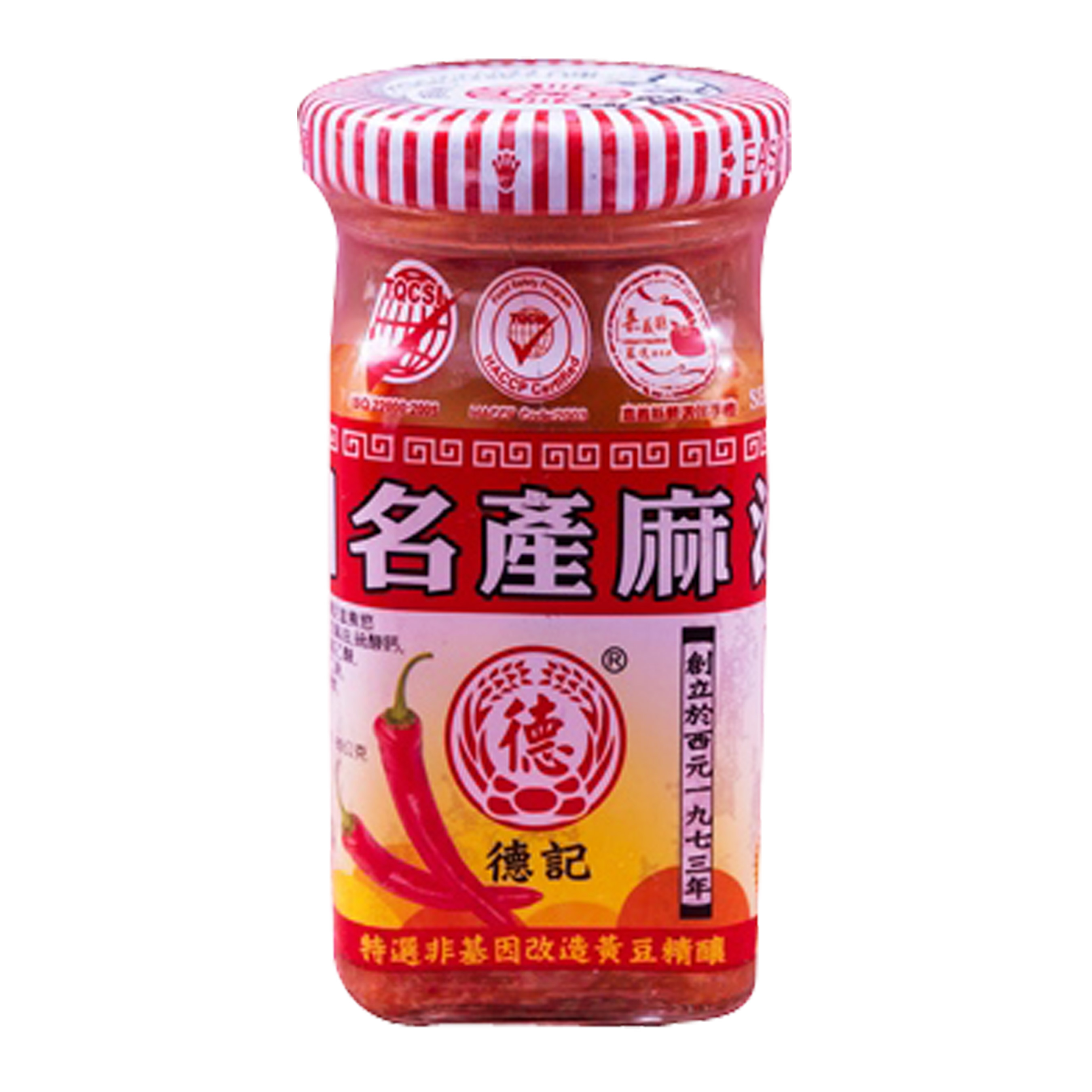 Image Bottled Preserved Chili Bean Curd 德记 - 四川麻油辣腐乳