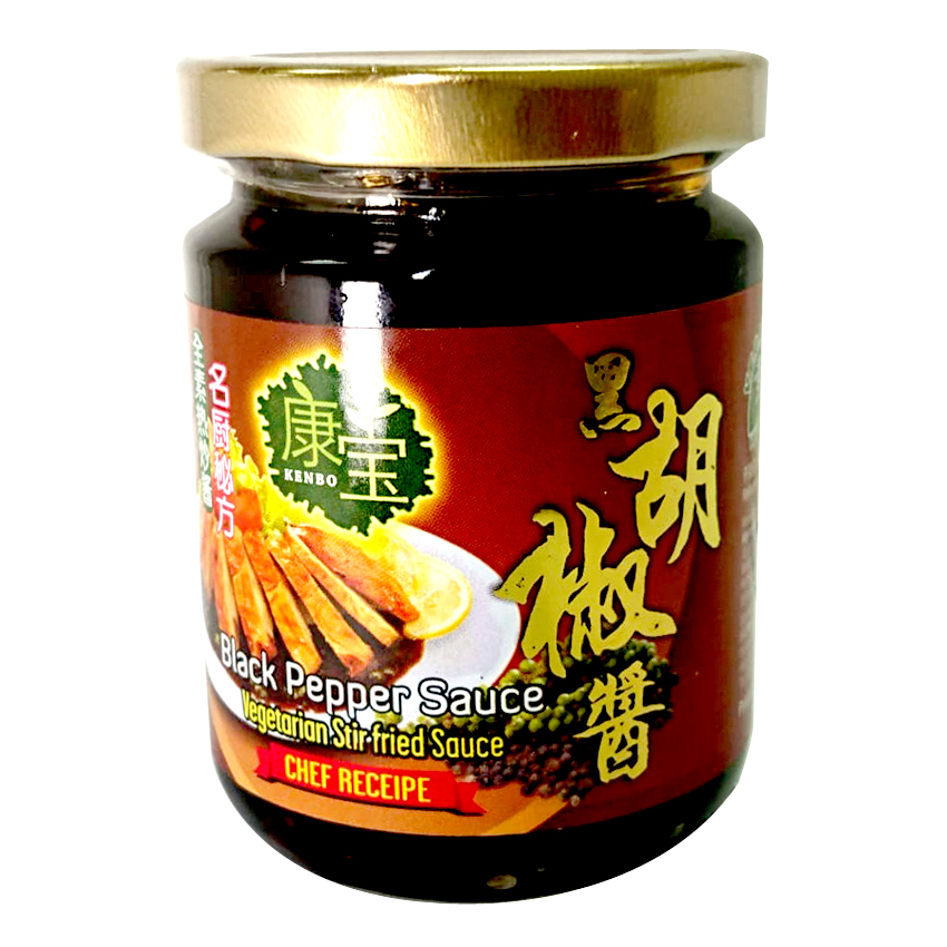 Image Kenbo Black Pepper Sauce 康宝黑胡椒酱(纯素) 250grams