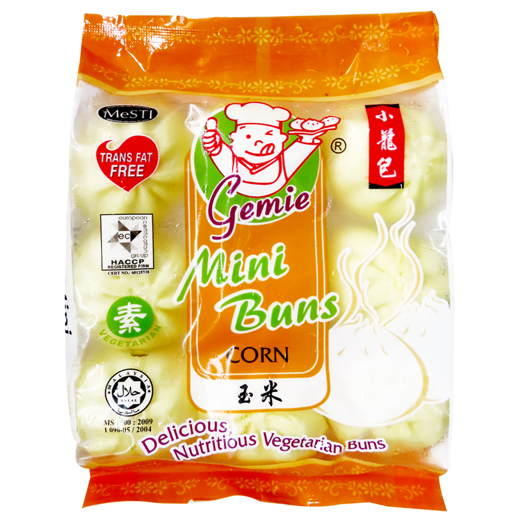 Image Mini Corn Buns 小龙 - 玉米包 (9 pieces) 270grams