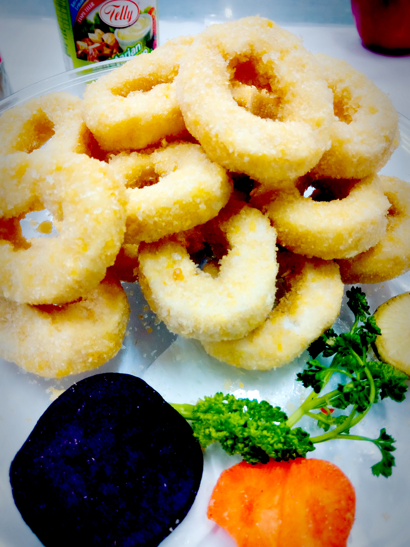 Image CK Fried Squid Ring calamari (Vegan) 全广 - 花枝圈 3000grams
