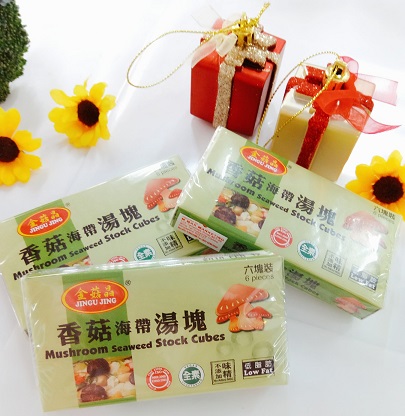 Image Mushroom Seaweed Stock Cubes Tung Hong - 香菇汤块 6pcs 66grams