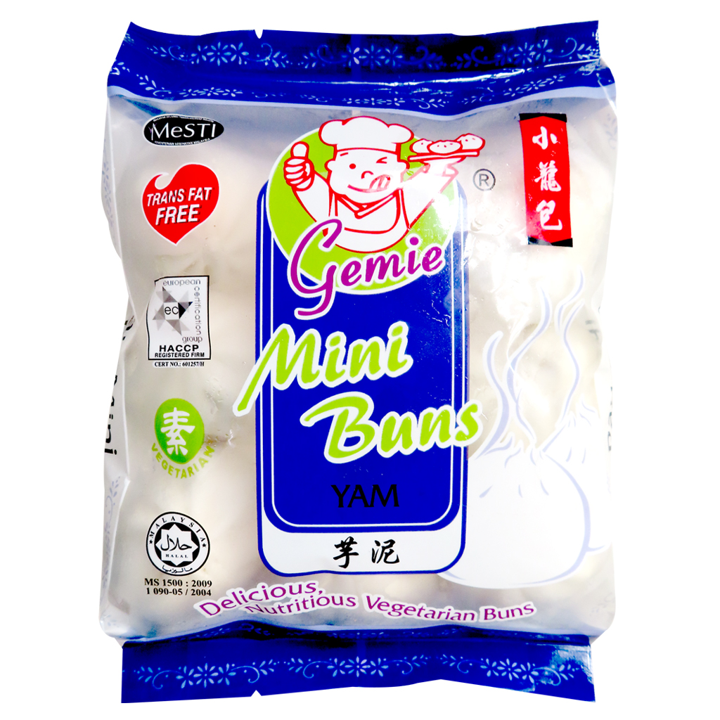 Image Mini Yam Buns 小龙 - 芋泥包 (9 pieces) grams